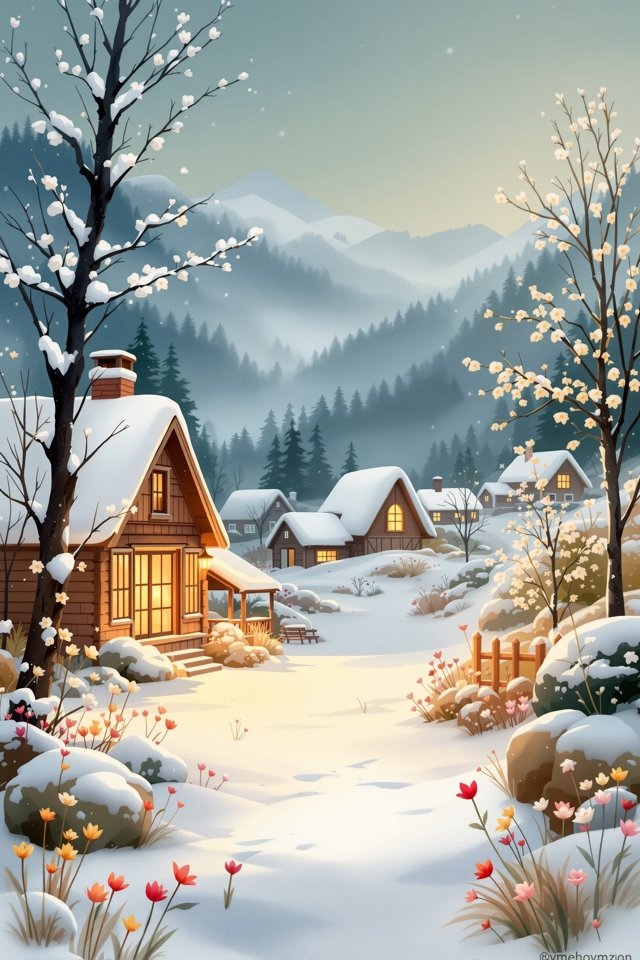 雪国的春天