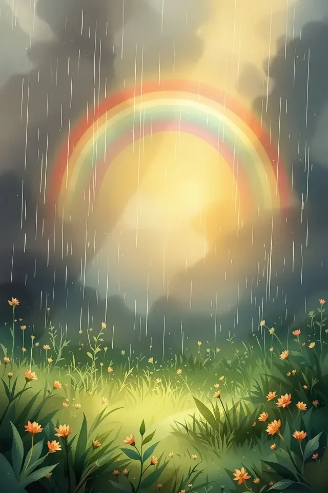 雨后的彩虹