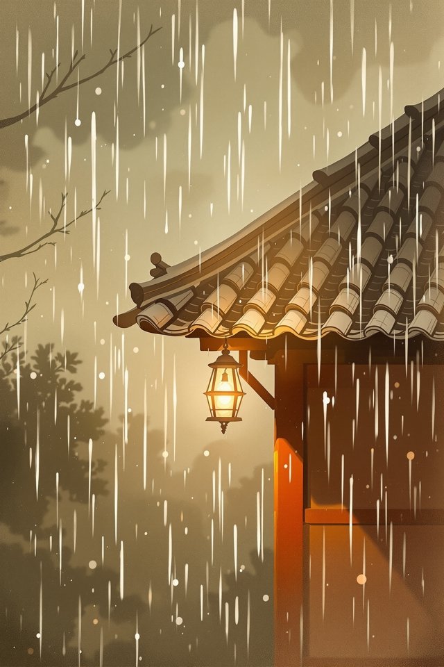 屋檐下的灯