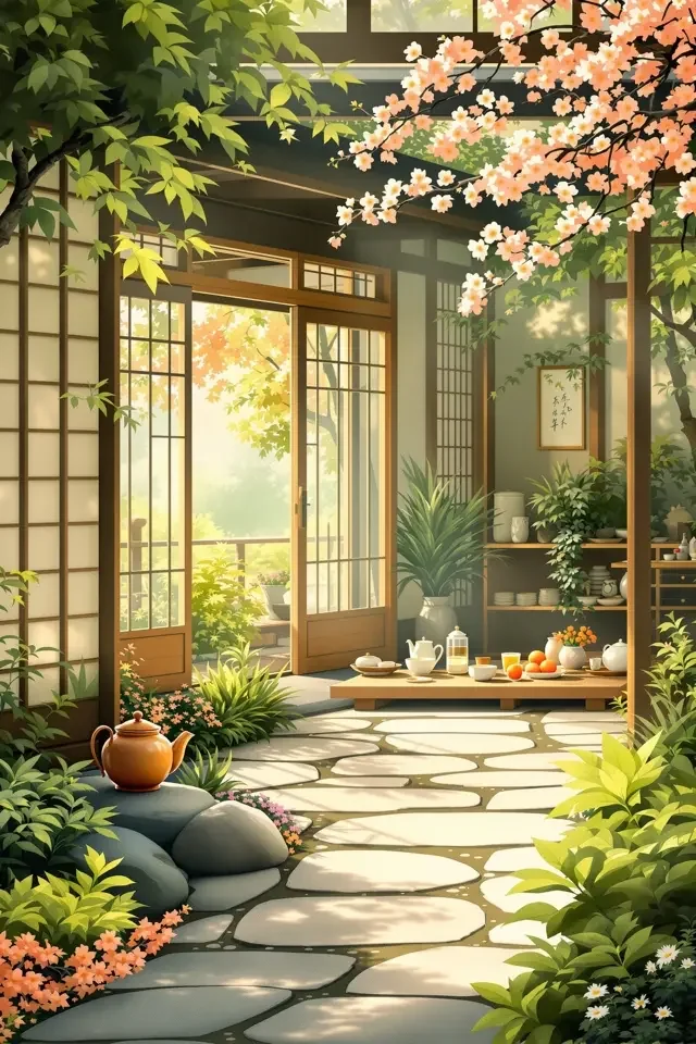 抹茶色的春天